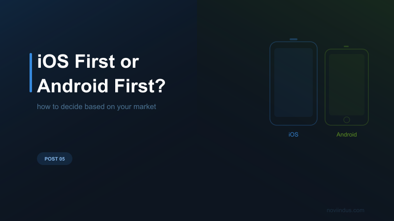 iOS first or Android first
